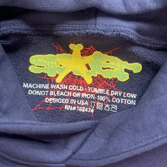 Sp5der Hoodie Navy Atlanta - Picture 11 of 12